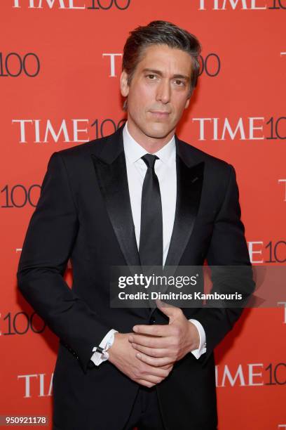 Journalist David Muir attends the 2018 Time 100 Gala at Jazz at Lincoln Center on April 24, 2018 in New York City.