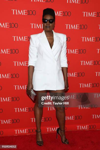 Leslie Jones attends the 2018 Time 100 Gala at Frederick P. Rose Hall, Jazz at Lincoln Center on April 24, 2018 in New York City.