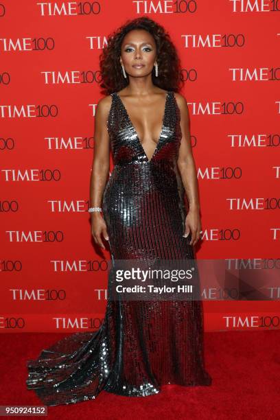 Janet Mock attends the 2018 Time 100 Gala at Frederick P. Rose Hall, Jazz at Lincoln Center on April 24, 2018 in New York City.