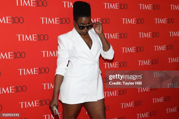 Leslie Jones attends the 2018 Time 100 Gala at Frederick P. Rose Hall, Jazz at Lincoln Center on April 24, 2018 in New York City.