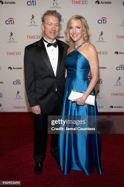 Kelley Paul and United States Senator Rand Paul attend the 2018 Time 100 Gala at Jazz at Lincoln Center on April 24, 2018 in New York City.