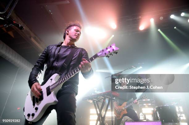 Jerry Horton of the band Papa Roach performs at Mercury Ballroom on April 24, 2018 in Louisville, Kentucky.