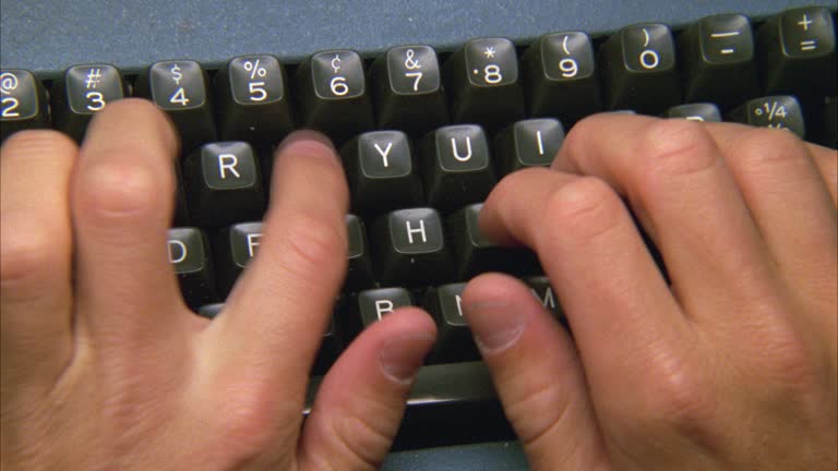 Type Writer Keyboard Videos and HD Footage - Getty Images