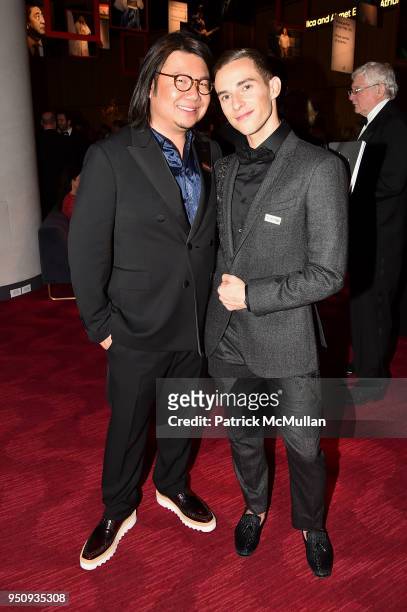 Kevin Kwan and Adam Rippon attend the 2018 TIME 100 Gala at Jazz at Lincoln Center on April 24, 2018 in New York City.