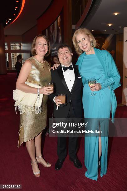 Alison Ainsworth, Edward Felsenthal and Nancy Gibbs attends the 2018 TIME 100 Gala at Jazz at Lincoln Center on April 24, 2018 in New York City.