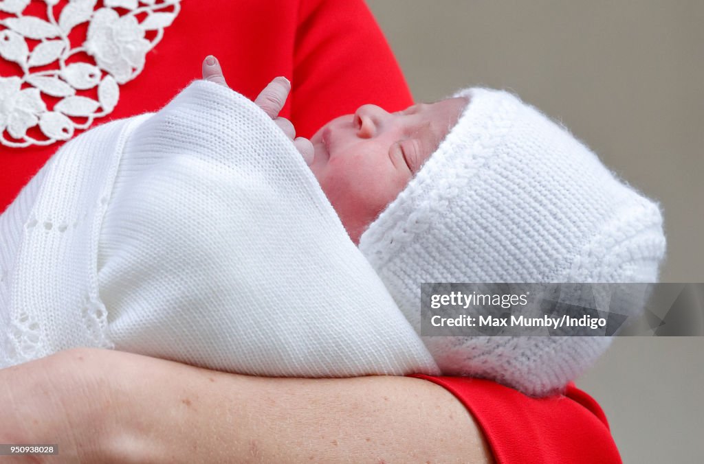 The Duke & Duchess Of Cambridge Depart The Lindo Wing With Their New Son