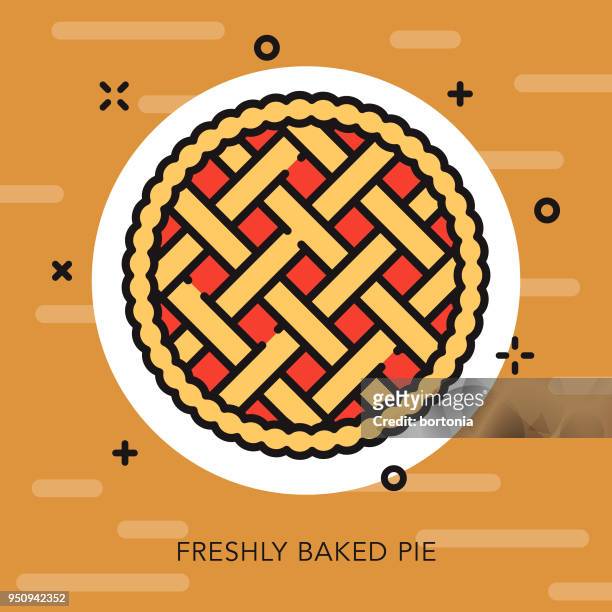 pie open outline thanksgiving icon - sweetie pie stock illustrations