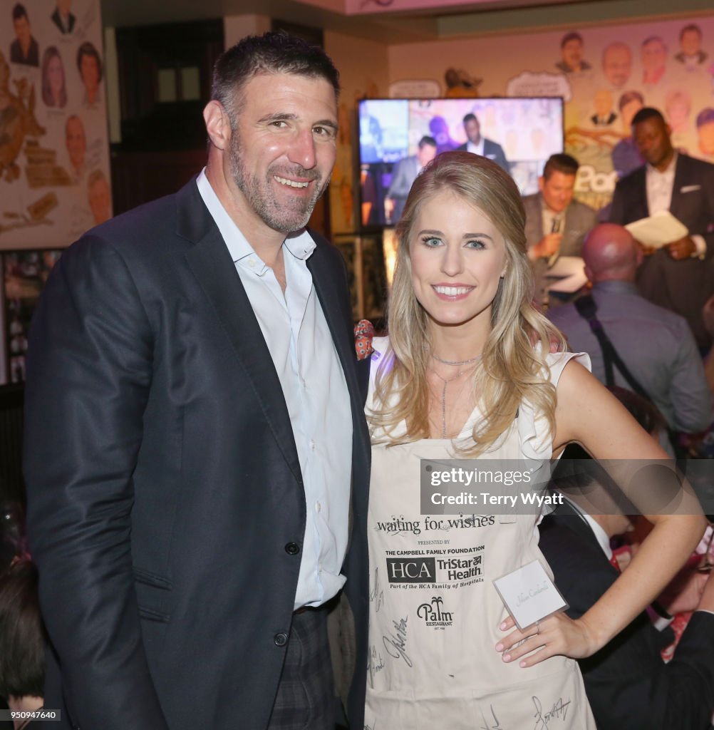 Titans head coach Mike Vrabel and artist Jillian Cardarelli attend... News Photo - Getty Images