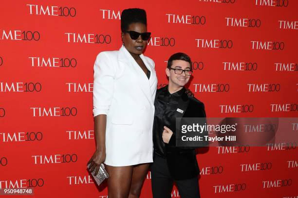 Leslie Jones and Christian Siriano attend the 2018 Time 100 Gala at Frederick P. Rose Hall, Jazz at Lincoln Center on April 24, 2018 in New York City.