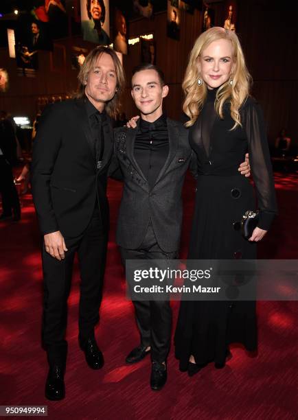 Keith Urban, Adam Rippon and Nicole Kidman attend the 2018 Time 100 Gala at Jazz at Lincoln Center on April 24, 2018 in New York City.Ê