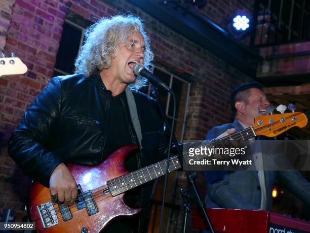 Artist Jason Scheff plays at the 17th annual Waiting for Wishes celebrity dinner at Whiskey Row Nashville on April 24, 2018 in Nashville, Tennessee.