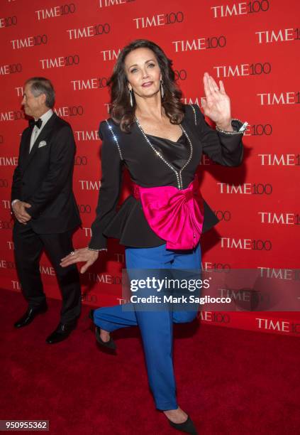 Lynda Carter attends the 2018 Time 100 Gala at Frederick P. Rose Hall, Jazz at Lincoln Center on April 24, 2018 in New York City.