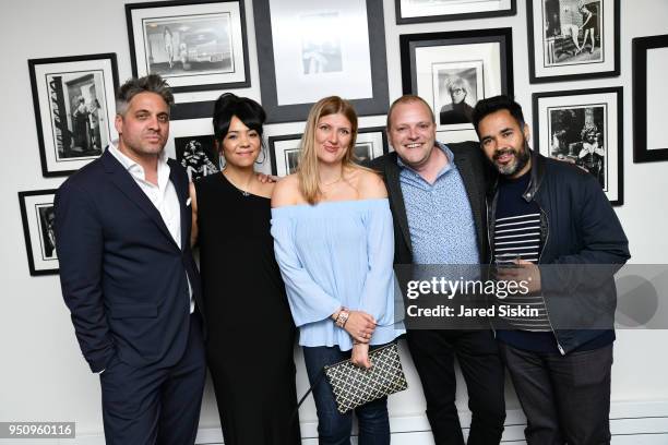 Nathan Brown, Jennifer Tiexiera, Beatrice Fihn, Tom Lofthouse and Gabo Arora attend Tribeca Film Festival World Premiere Party for the Virtual...