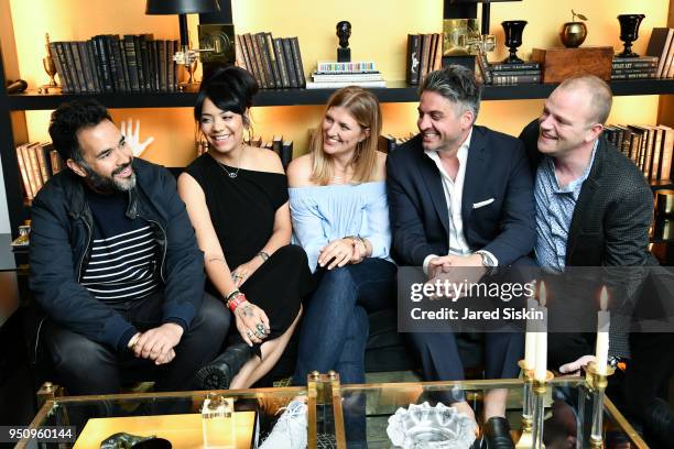 Gabo Arora. Jennifer Tiexiera, Beatrice Fihn, Nathan Brown and Tom Lofthouse attend Tribeca Film Festival World Premiere Party for the Virtual...