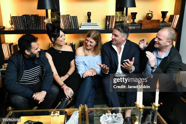 Gabo Arora. Jennifer Tiexiera, Beatrice Fihn, Nathan Brown and Tom Lofthouse attend Tribeca Film Festival World Premiere Party for the Virtual...
