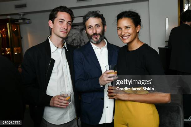 Jacob Mullinstein, Igal Nassima and Nahana Schelling attend Tribeca Film Festival World Premiere Party for the Virtual Reality Experience "The Day...