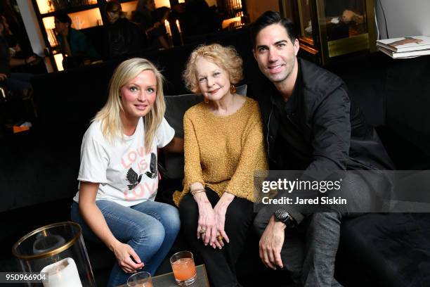 Kirsty Daly, Penny Fuller and Justin Danko attend Tribeca Film Festival World Premiere Party for the Virtual Reality Experience "The Day the World...