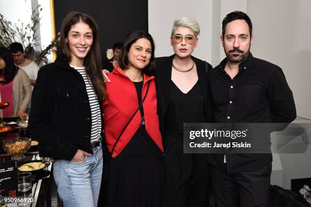 Alyssa Kayne, Eli Caner, Whitney Fierce and Robert G. Attend Tribeca Film Festival World Premiere Party for the Virtual Reality Experience "The Day...