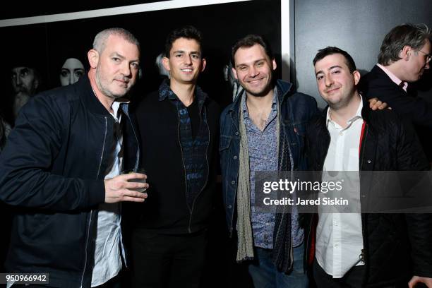 Robert Green, Alex Sewer, Graham Sack and David Katz attend Tribeca Film Festival World Premiere Party for the Virtual Reality Experience "The Day...