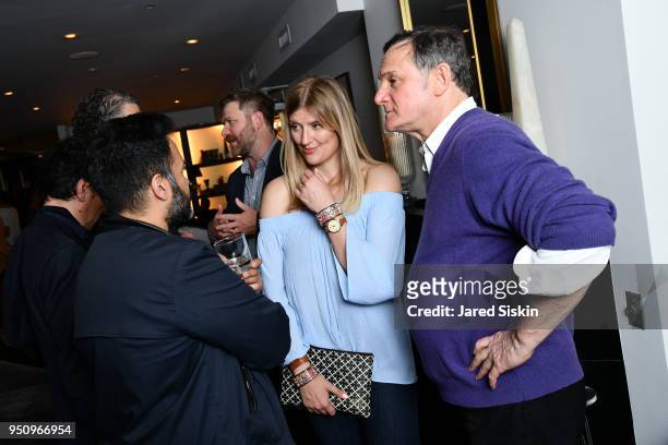 Gabo Arora, Beatrice Fihn and Craig Hatkoff attend Tribeca Film Festival World Premiere Party for the Virtual Reality Experience "The Day the World...
