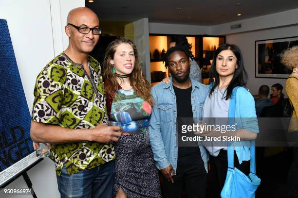 Colin Grant; Carmel Snow, Tristin Daily and Dumeetha Luthra attend Tribeca Film Festival World Premiere Party for the Virtual Reality Experience "The...