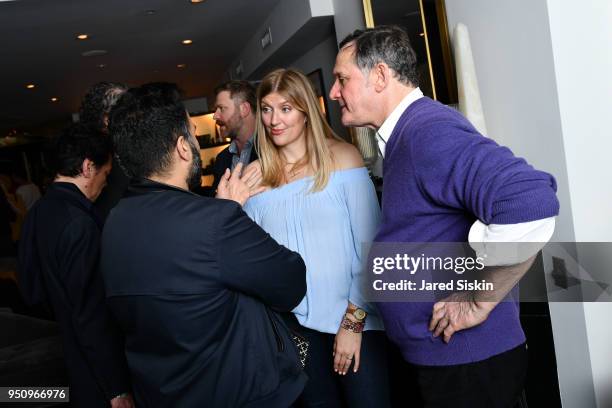 Gabo Arora, Beatrice Fihn and Craig Hatkoff attend Tribeca Film Festival World Premiere Party for the Virtual Reality Experience "The Day the World...