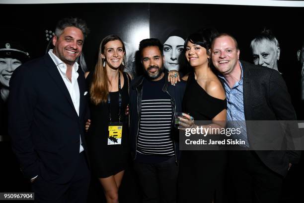 Nathan Brown, Fifer Garbesi, Gabo Arora, Jennifer Tiexiera and Tom Lofthouse attend Tribeca Film Festival World Premiere Party for the Virtual...