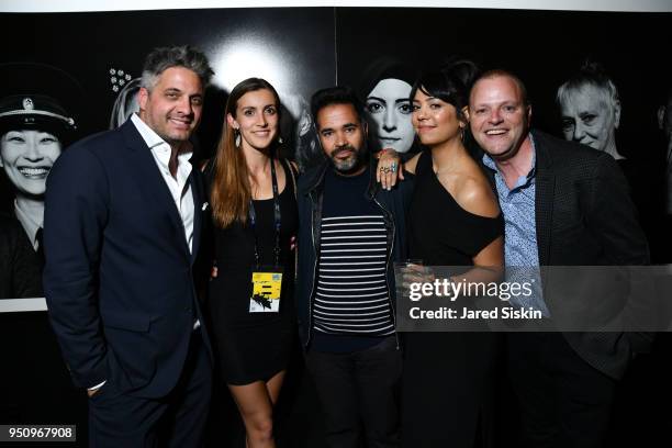 Nathan Brown, Fifer Garbesi, Gabo Arora, Jennifer Tiexiera and Tom Lofthouse attend Tribeca Film Festival World Premiere Party for the Virtual...