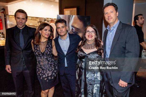 Alessandro Nivola Frida Torresblanco, Sebastian Lelio, Naomi Alderman and Andrew Karpen attend the 2018 Tribeca Film Festival After-Party for...