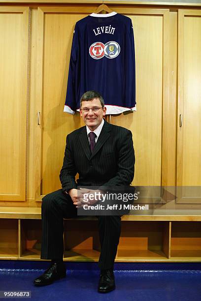 Craig Levein is unveiled as the new Scotland football coach at Hampden Park on December 23, 2009 in Glasgow, Scotland. The former Dundee United...