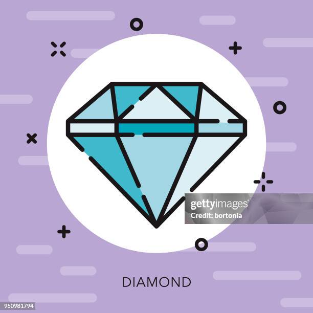diamant-offene übersicht-hochzeit-symbol - symbol mit offenem umriss stock-grafiken, -clipart, -cartoons und -symbole