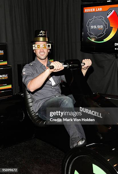 Dancer Maksim Chmerkovskiy attends the Z100's Jingle Ball 2009 - Official H&M Artist Gift Lounge Produced by On 3 Productions at Madison Square...