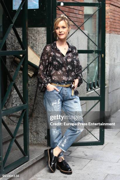 Maria Esteve attends the 'Hacerse Mayor Y Otros Problemas' photocall on April 24, 2018 in Madrid, Spain.