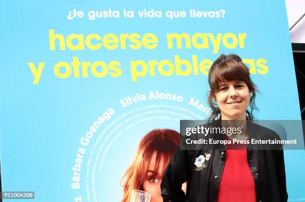 Clara Martinez Lazaro attends the 'Hacerse Mayor Y Otros Problemas' photocall on April 24, 2018 in Madrid, Spain.