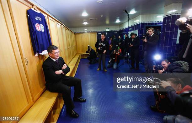 Craig Levein poses as he is unveiled as the new Scotland football coach at Hampden Park on December 23, 2009 in Glasgow, Scotland. The former Dundee...