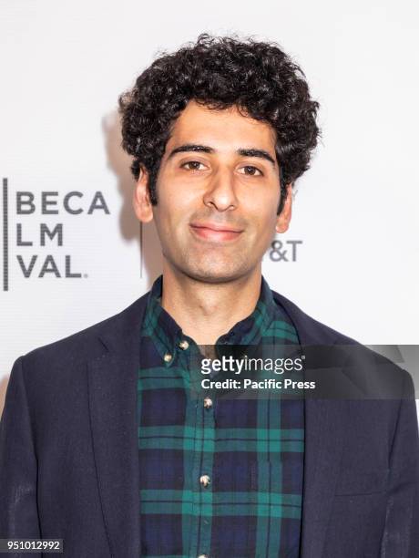 David Danipour attends the screening of 'Oversharing' at Tribeca TV: Indie Pilots during the 2018 Tribeca Film Festival at Cinepolis Chelsea,...