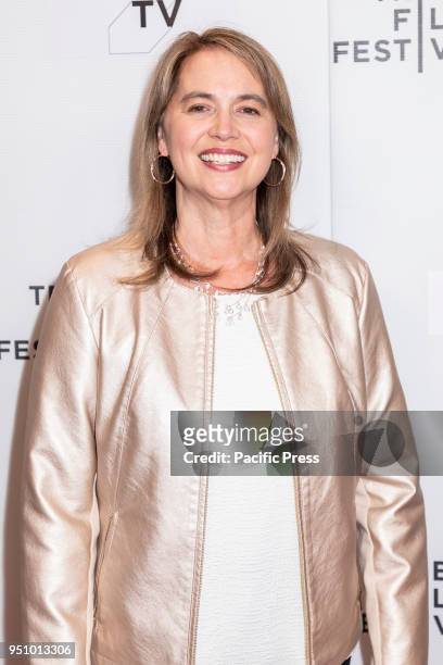 Susan Deming attends the screening of 'Tantalum' at Tribeca TV: Indie Pilots during the 2018 Tribeca Film Festival at Cinepolis Chelsea, Manhattan.