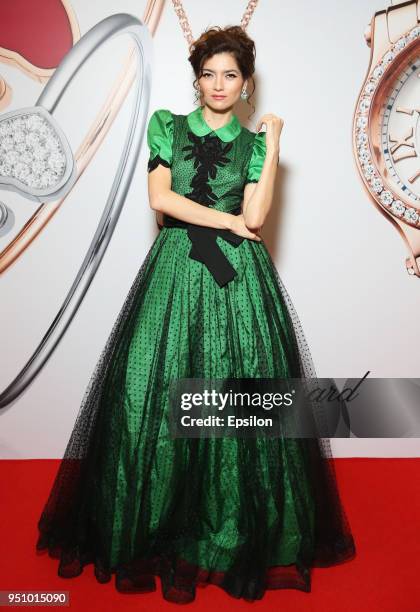 Actress Blanca Blanco attends at Moscow's Film Festival photocall in Oktyabr Cinema Hall on April 24, 2018 in Moscow, Russia.