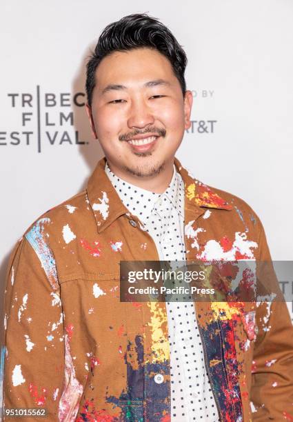 Andrew Ahn attends the screeing of 'Nice' at Tribeca TV: Indie Pilots during the 2018 Tribeca Film Festival at Cinepolis Chelsea, Manhattan.