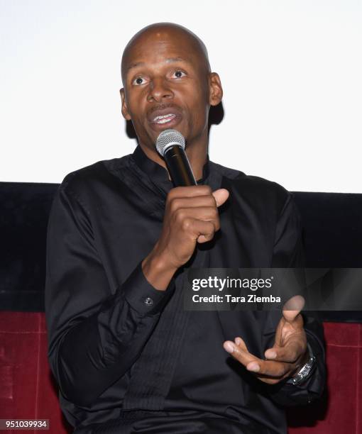 Ray Allen attends his book signing and 20th anniversary screening of Spike Lee's 'He Got Game' at TCL Chinese 6 Theatres on April 24, 2018 in...