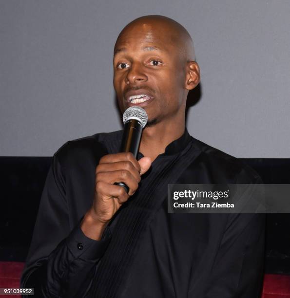 Ray Allen attends his book signing and 20th anniversary screening of Spike Lee's 'He Got Game' at TCL Chinese 6 Theatres on April 24, 2018 in...