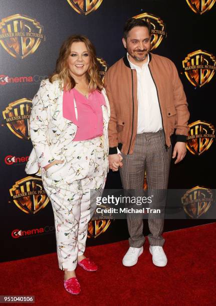 Melissa McCarthy and Ben Falcone attend the 2018 CinemaCon - Warner Bros. Pictures "The Big Picture" an exclusive presentation held at The Colosseum...