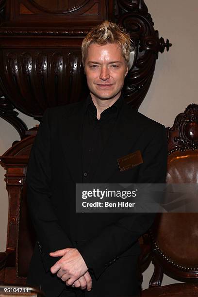 Musician Chris Botti attends the closing bell at the New York Stock Exchange on December 23, 2009 in New York City.