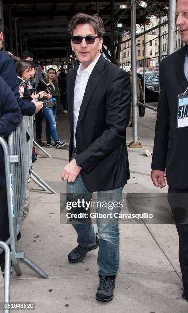 Actor Andrew McCarthy arriving to the screening of 'All These Small Moments' during the 2018 Tribeca Film Festival at SVA Theatre on April 24, 2018...