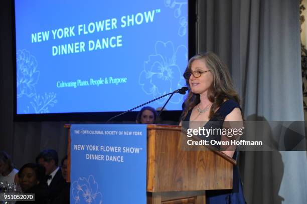 Sara Hobel attends The Hort's New York Flower Show Dinner Dance at The Pierre Hotel on April 24, 2018 in New York City.