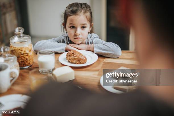 ¡no me gusta para el desayuno! - refusing fotografías e imágenes de stock