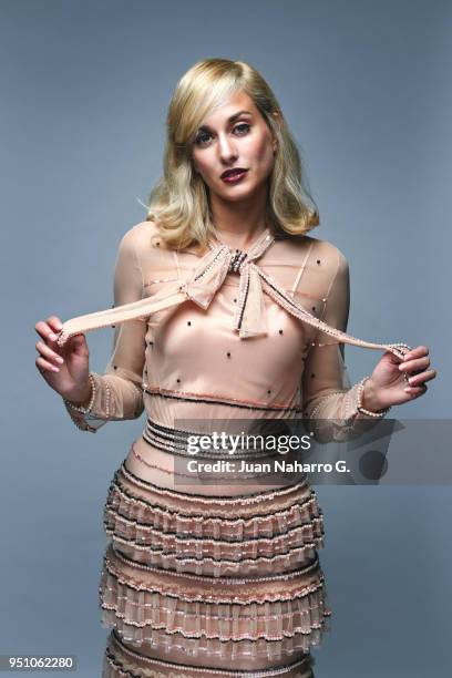 Spanish actress Silvia Alonso is photographed on self assignment during 21th Malaga Film Festival 2018 on April 20, 2018 in Malaga, Spain.