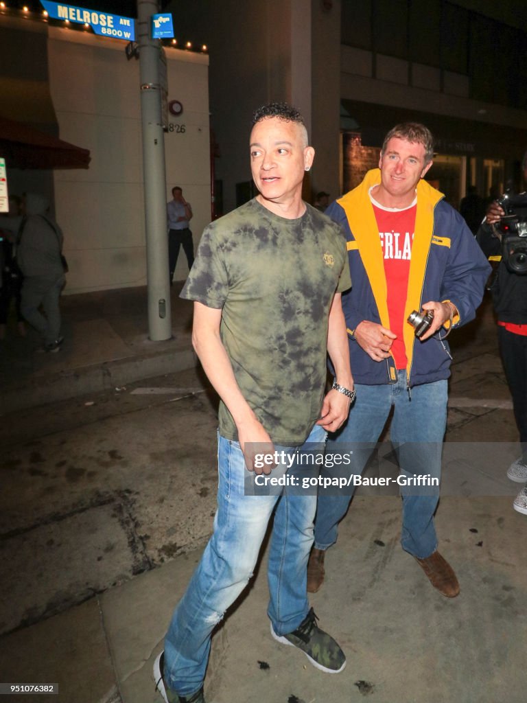 Celebrity Sightings In Los Angeles - April 24, 2018