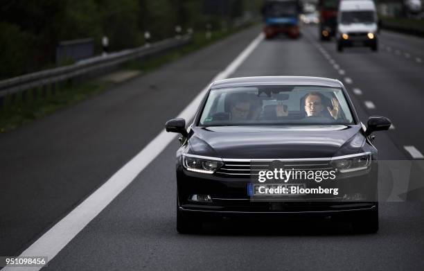 Continental AG Demonstrate "Cruising Chauffeur" Automated Driving On..., News Photo
