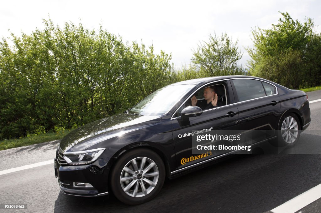 Continental AG Demonstrate "Cruising Chauffeur" Automated Driving On An Autobahn
